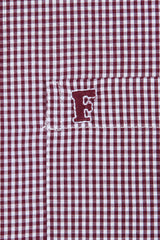 COLORFUL GINGHAM SHIRT (Wine)